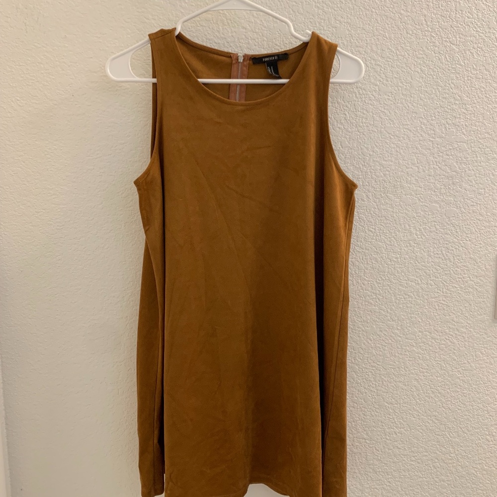 Suede dress